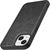 Tux Back Case for Apple iPhone 13 , Slim Leather Case with Soft Edge Shockproof Back Cover (Black)
