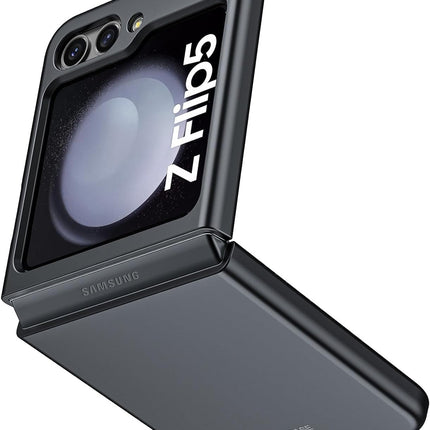 Mobizang Ultra Thin Back Case for Samsung Galaxy Z Flip 5 | Full Body Protection Hard Back Cover , Black