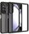 Mobizang Hawkeye Clear Back Cover for Samsung Galaxy Z Fold 5 | Camera Lens Protector Shockproof Slim Clear Case Cover (Black Sides)