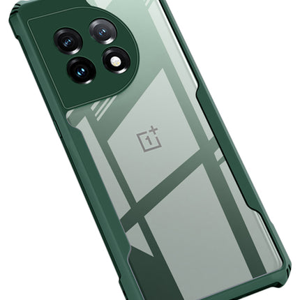 Mobizang Beetle for OnePlus 11R Back Case | [Military Grade Protection] Shock Proof Slim Hybrid Bumper Cover (Green)