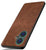Mobizang Tux Back Case for Realme 10 Pro Plus | Slim Leather Shockproof Camera Protection Back Cover (Brown)