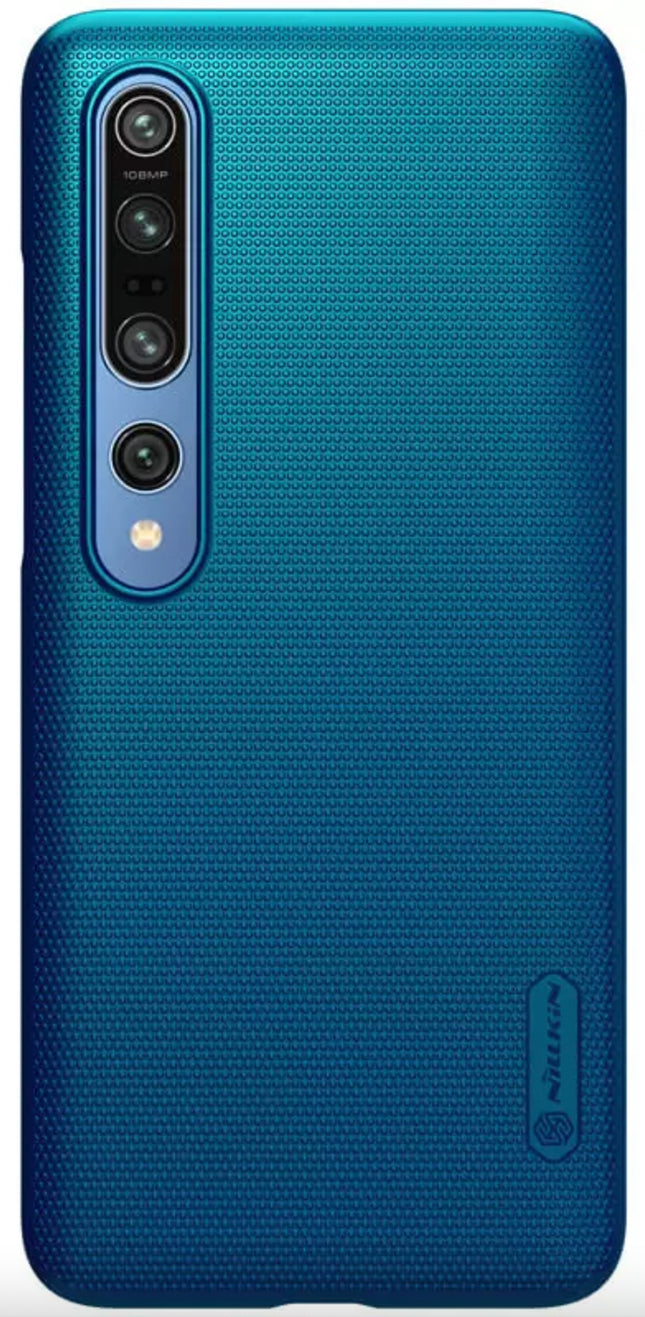 Nillkin Super Frosted Shield Hard Back Cover Case for Xiaomi Mi 10 (Blue)