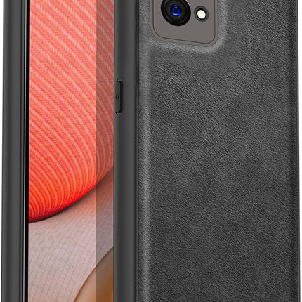Tux Back Case For Realme GT NEO 2 , Slim Leather Case with Soft Edge Shockproof Back Cover (Black)