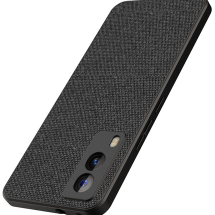 Soft Full Fabric Protective Back Case Cover for Vivo V21E (5G) (Black)