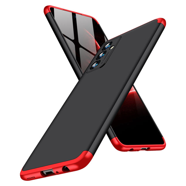Double Dip Full 360 Protection Back Case Cover for Samsung Galaxy F23 (Red , Black)