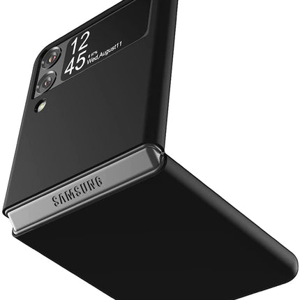 Mobizang Ultra Thin Back Case for Samsung Galaxy Z Flip4 , Full Body Protection Hard Back Cover , Black