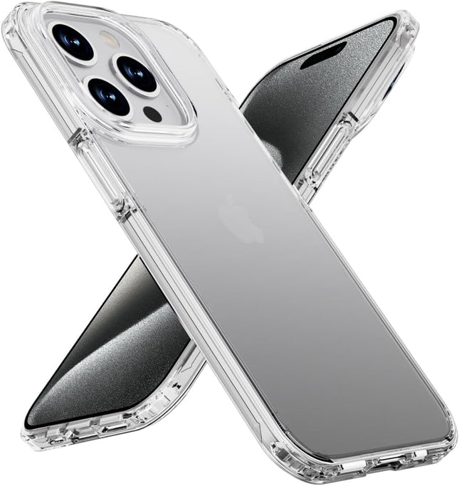 Mobizang Shield Clear Acrylic Back Shock Proof Case Cover for Apple iPhone 15 Pro Max (Transparent)