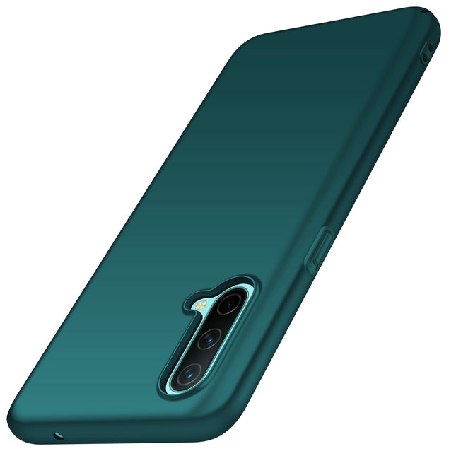 Silk Smooth Finish [Full Coverage] All Sides Protection Slim Back Case Cover for OnePlus Nord CE (5G) / One Plus Nord CE (5G) (Green)