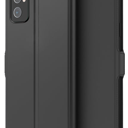 Noble Slim Flip Cover for OnePlus Nord CE 2 , Magnetic and Card Holder Stand Leather Flip Wallet Case (Black)