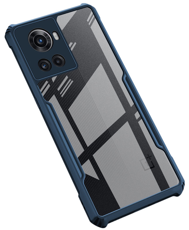 Beetle for OnePlus 10R Back Case, [Military Grade] Shockproof Slim Hybrid Cover (Blue)