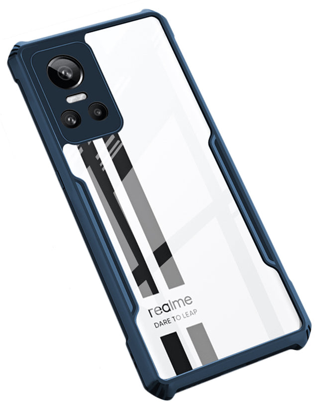 Beetle for Realme GT Neo 3 Back Case, [Military Grade] Shockproof Slim Hybrid Cover (Blue)
