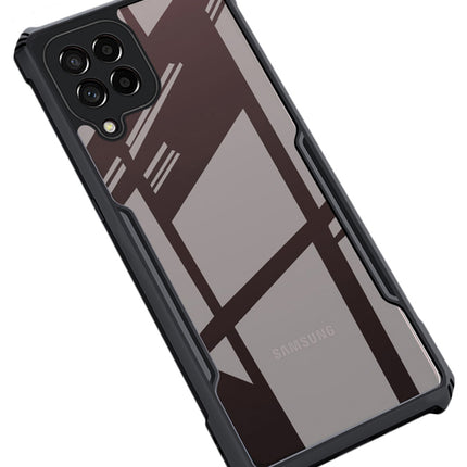 Beetle for Samsung Galaxy M53 (5G) Back Case, [Military Grade] Shockproof Slim Hybrid Cover (Black)