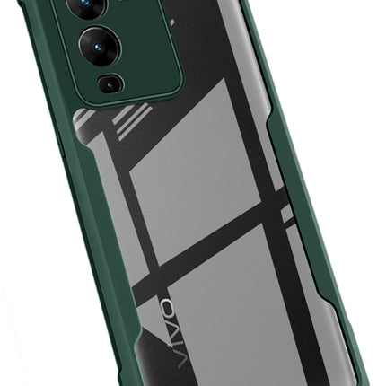 Mobizang Beetle for Vivo V25 Pro (5G) Back Case, [Military Grade Protection] Shock Proof Cover (Green)