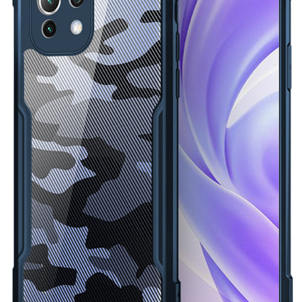 Beetle Camouflage for Mi 11 Lite Back Case, [Military Grade Protection] Shock Proof Slim Hybrid Bumper Cover (Blue)