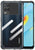 Slider Back Cover for Oppo A54 , [Military Grade Protection] Shockproof Slim Clear Camera Shield Bumper Back Case (Black)