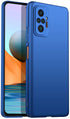 Silk Smooth Finish [Full Coverage] All Sides Protection Slim Back Cover For Xiaomi Redmi Note 10 Pro /  Note 10 Pro Max (Blue)