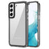 Mobizang Warrior Acrylic Clear Back Cover For Samsung Galaxy S23 | Slim Shockproof [Military Grade Protection] Hybrid Bumper Case (Grey Sides)