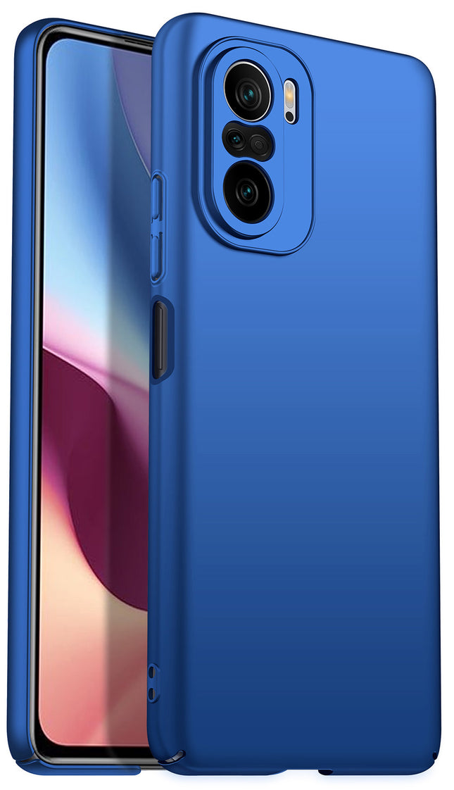 Silk Smooth Finish [Full Coverage] All Sides Protection Slim Back Cover For Xiaomi Mi 11X / 11X Pro (Blue)