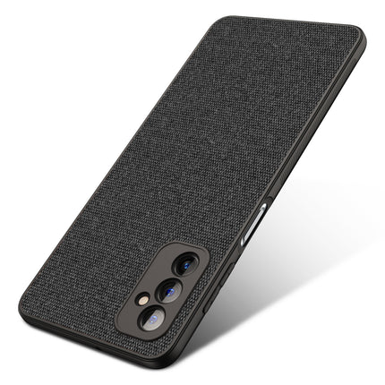 Soft Full Fabric Protective Back Case Cover for Samsung Galaxy M52 (5G) (Black)
