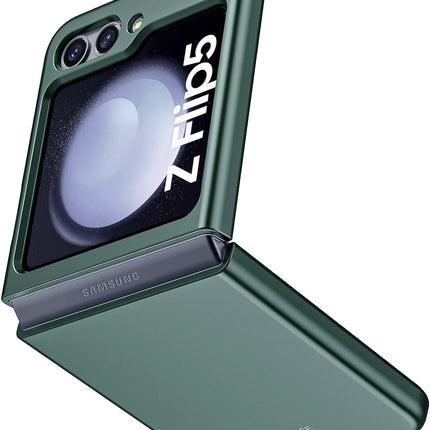 Mobizang Ultra Thin Back Case for Samsung Galaxy Z Flip 5 | Full Body Protection Hard Back Cover , Green