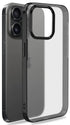 Mobizang Shield Frosted Acrylic Back Shock Proof Case Cover for Apple iPhone 15 Pro (Black)