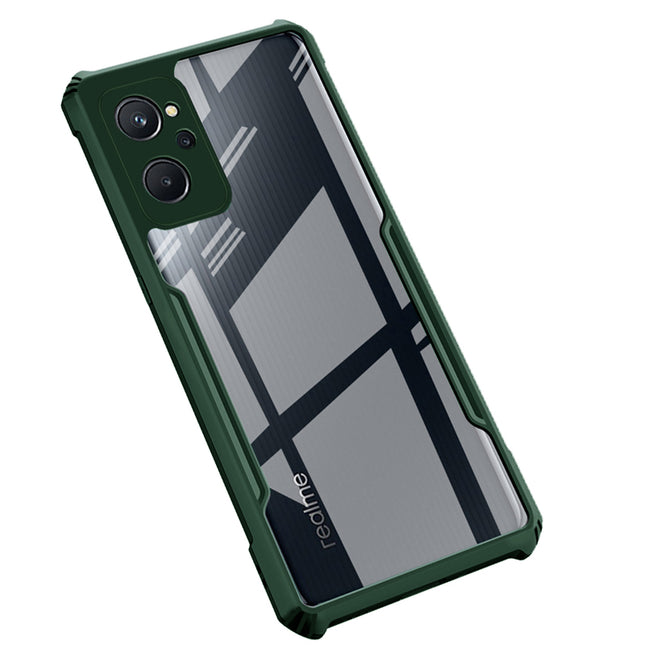 Beetle for Realme 9i Back Case, [Military Grade Protection] Shock Proof Slim Hybrid Bumper Cover (Green)