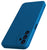 Mobizang Matte Protective Lens Flexible Back Cover for Samsung Galaxy A14 | Slim Silicone with Soft Lining Shockproof Full Body Bumper Case (Blue)