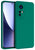 Matte Lens Protective Back Cover for Mi 12X , Slim Silicone with Soft Lining Shockproof Flexible Full Body Bumper Case (Green)