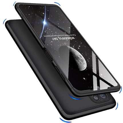 Double Dip Full 360 Protection Back Case Cover for Samsung Galaxy A22 (5G) (Black)