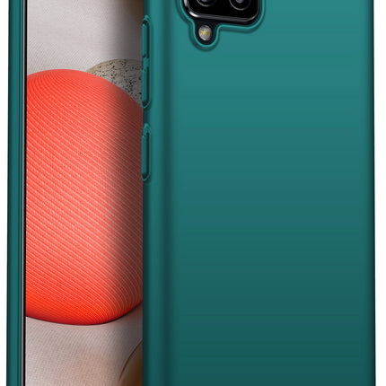 Silk Smooth Finish [Full Coverage] All Sides Protection Slim Back Cover For Samsung Galaxy M42 (5G) (Green)