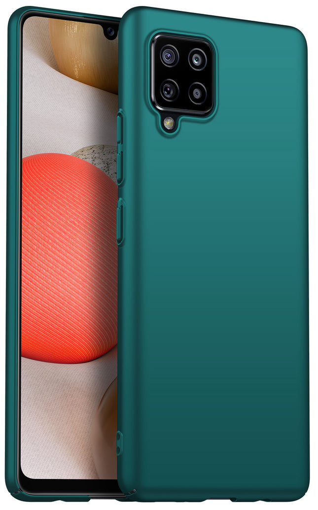 Silk Smooth Finish [Full Coverage] All Sides Protection Slim Back Cover For Samsung Galaxy M42 (5G) (Green)