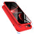 Double Dip Full 360 Protection Back Case Cover for Apple iPhone 13 (6.1) (Red)