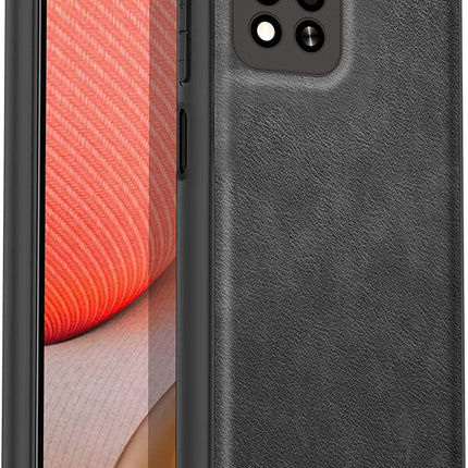 Tux Back Case For Xiaomi 11i / 11i HyperCharge , Slim Leather Case with Soft Edge Shockproof Back Cover (Black)