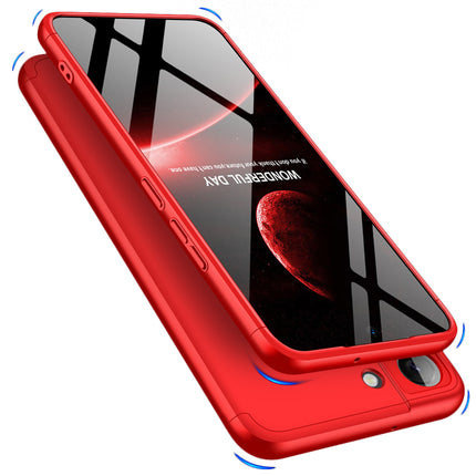 Double Dip Full 360 Protection Back Case Cover for Samsung Galaxy S22 Plus (Red)