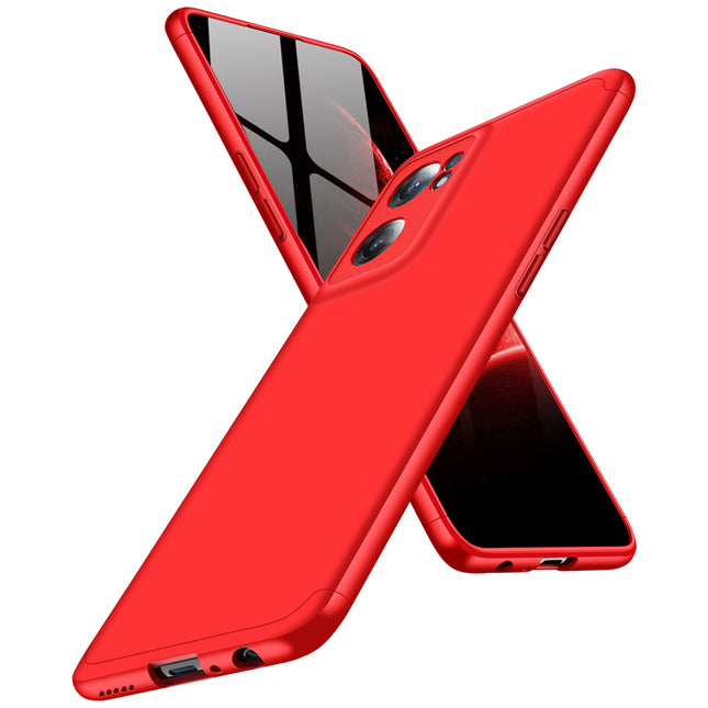 Double Dip Full 360 Protection Back Case Cover for OnePlus Nord CE 2 (Red)