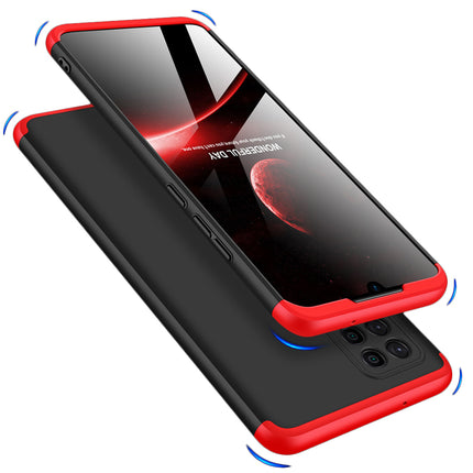 Double Dip Full 360 Protection Back Case Cover for Samsung Galaxy M42 (Red,Black)
