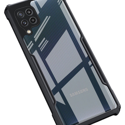 Beetle for Samsung Galaxy A22 (4G) Back Case, [Military Grade Protection] Shock Proof Slim Hybrid Bumper Cover (Black)