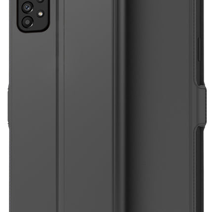 Noble Slim Flip Cover for Samsung Galaxy A53 (5G) , Magnetic and Card Holder Stand Leather Flip Wallet Case (Black)