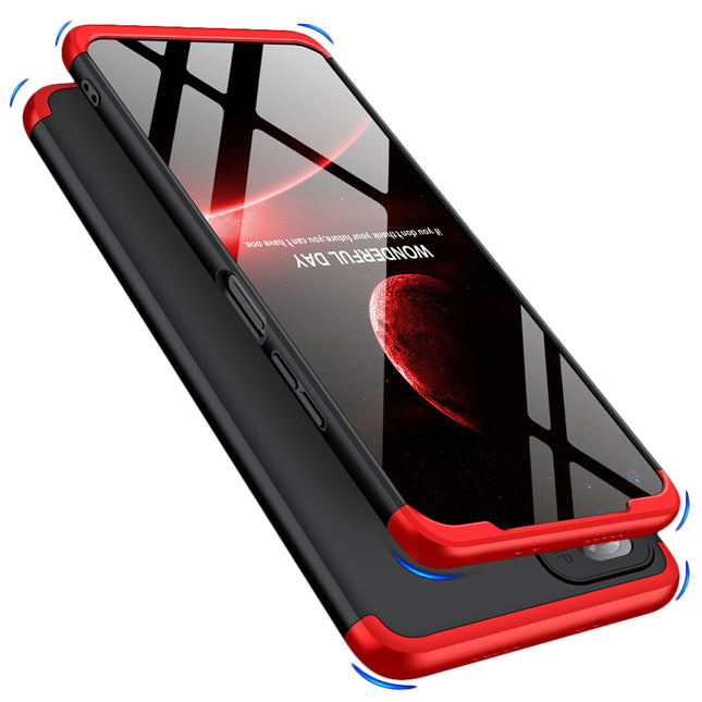 Double Dip Full 360 Protection Back Case Cover for Redmi Note 11T (5G) (Red,Black)