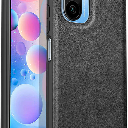 Tux Back Case for Mi 11X / Mi 11X PRO , Slim Leather Case with Soft Edge Shockproof Back Cover (Black)