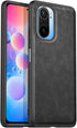 Tux Back Case for Mi 11X / Mi 11X PRO , Slim Leather Case with Soft Edge Shockproof Back Cover (Black)
