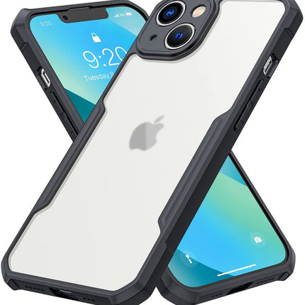 Beetle for Apple iPhone 13 Back Case, [Military Grade Protection] Shock Proof Slim Hybrid Bumper Cover (Black)