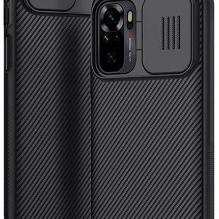 Nillkin Xiaomi Redmi Note 10 / Note 10S Case, CamShield Series Case with Slide Camera Cover Slim Protective Case (Black)