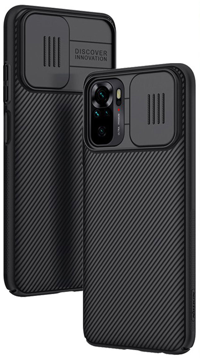 Nillkin Xiaomi Redmi Note 10 / Note 10S Case, CamShield Series Case with Slide Camera Cover Slim Protective Case (Black)