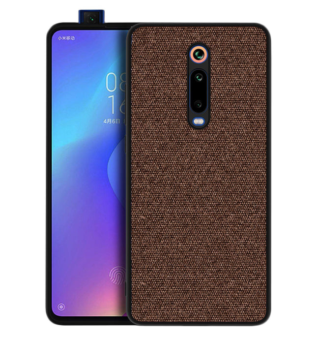 Soft Full Fabric Protective Shockproof Back Case Cover for Redmi K20 / K20 Pro (Full Brown)