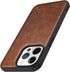 Tux Back Case for Apple iPhone 13 Pro Max , Slim Leather Case with Soft Edge Shockproof Back Cover (Brown)