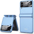 Mobizang PC Back with magnetic hinge for Galaxy Z Flip 4 - Sky Blue