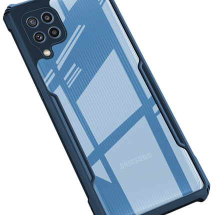 Beetle for Samsung Galaxy A22 (4G) Back Case, [Military Grade Protection] Shock Proof Slim Hybrid Bumper Cover (Blue)