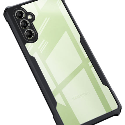 Mobizang Beetle Back Cover for Samsung Galaxy F54 (5G) | [Military Grade Protection] Shock Proof Slim Hybrid Bumper Case (Black)