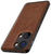 Mobizang Tux Leather Back Cover for Oneplus Nord 3 | Slim Shockproof Camera Protection Bumper Case (Brown)